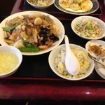 上海料理 随苑 - かた焼きそばセット