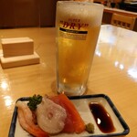 魚一 - 生ビール & 通し
