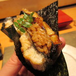 照寿司の代名詞、鰻バーガー