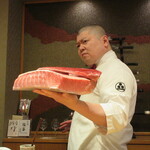 照寿司 - 宮城 塩釜114.4kgの鮪