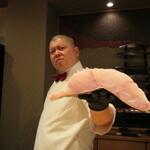 照寿司 - クエ切り身