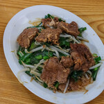 宝来家 - 【韭菜豬肝（ニラレバ、ぶたきもとこみらのいためもの）】