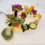 LAGUNAVEIL PREMIER RESTAURANT - 野菜の一皿。