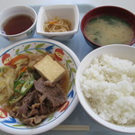 Daishokudou Gurinsupotto - すき焼き風煮定食 ４８３円