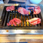 蒲田焼肉東京BeeN - 焼肉カルビ・ハラミセット