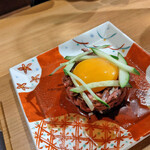 飛騨牛焼肉 牛ざんまい - 黒毛･･･ユッケ