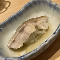 すし岩瀬 - 蒸したノドグロの銀餡仕立て。これはウンマイ