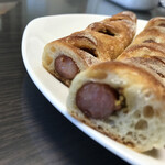 粉とクリーム - 断面に着目する。