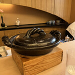 山玄茶 - 信楽焼の土鍋で炊いたご飯！！