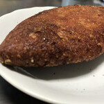 粉とクリーム - 先端に着目する。