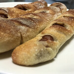 粉とクリーム - 先端に着目する。