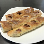 粉とクリーム - 食べやすい長さに切断