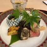 山玄茶 - 南蛮漬け、美味しかった〜(๑'ڡ'๑)୨♡焼きとうもろこしも♡