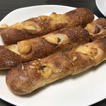 粉とクリーム - 食べやすい長さに切断