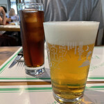 A Fenestella - Iced Tea, JPY 500 and Limited Edition Karuizawa Craft Beer, JPY 800