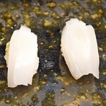 Sushi Tanaka - 白イカ　塩で