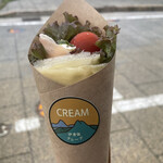 伊香保クレープ CREAM - 生ハムジェノベーゼ　750円