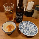 元祖やきとり串八珍 - ホッピーセット・付き出し