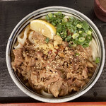 麺処 綿谷 - 牛肉ぶっかけ小（470円）