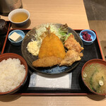 Yakitori Izakaya Pin - 「ミックスフライ定食」