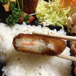福栄食堂 - 野菜コロッケ