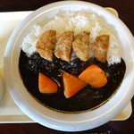 Pepa Mun - あまから黒カレー800円＋ひれかつ150円