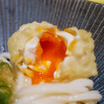 切麦や 甚六 - 玉子天