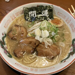 白馬童子 - しあわせラーメン　※麺大盛