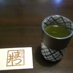 まつ井 - お茶と紙おしぼり