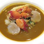 メゾン ドゥ アッシュ - (09/7夜)阿寒湖産エクリビスのビスク野付産天然帆立のソテー添え