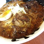 らーめん おっぺしゃん - 「おっぺしゃんらーめん」着丼＼(^o^)／　トッピングは「チャーシュー」「きくらげ」「海苔」「葱」「味玉」♪