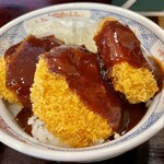 十割そば会 郡山本店 - ソースヒレかつ丼