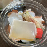 味工房 まんま紬 - タコ、きゅうり、ワカメ、茗荷の酢の物　タコが新鮮で美味しくて大量に入ってます！すごいボリューム！