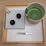 saryo ITOEN - 抹茶（菓子付き）　815円