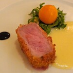 Amandier - Côte de veau 仔牛のカツレツ