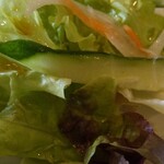 もーもー亭 - 定食のサラダ