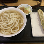 本格さぬきうどん　穂乃香 - ひやかけ　ちくわ天