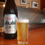 寿司幸福 - アサヒスーパードライ中瓶