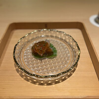 蓬左茶寮 - 藁炙りのサワラのジュレがけ