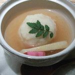 金澤旬料理 八兆屋 駅の蔵 - 筍のエビしんじょ蒸し