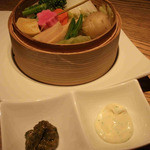 金澤旬料理 八兆屋 駅の蔵 - 温野菜蒸し