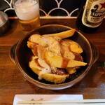 酒場かんかん - ラッキーピエロ風ポテトフライ。マジでオススメ。