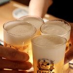 焼肉 グルマンズいとう - トリビーで乾杯〜♪