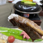 料亭旅館 竹千代 - 塩で食べるのが好きです。