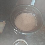 味 らく田 - 土鍋ごはん　湯気で真っ白