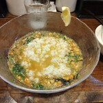 櫻井中華そば店 - 洗い飯投入