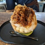 御くじ餅本舗 - 兄ぃの頼んだ、黒蜜きな粉(税込800円)