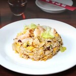 E: Shrimp fried rice