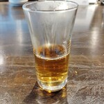 野方餃子 - 謎の〆の温か〜いお茶（爽快な後口）