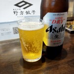 野方餃子 - 瓶ビール